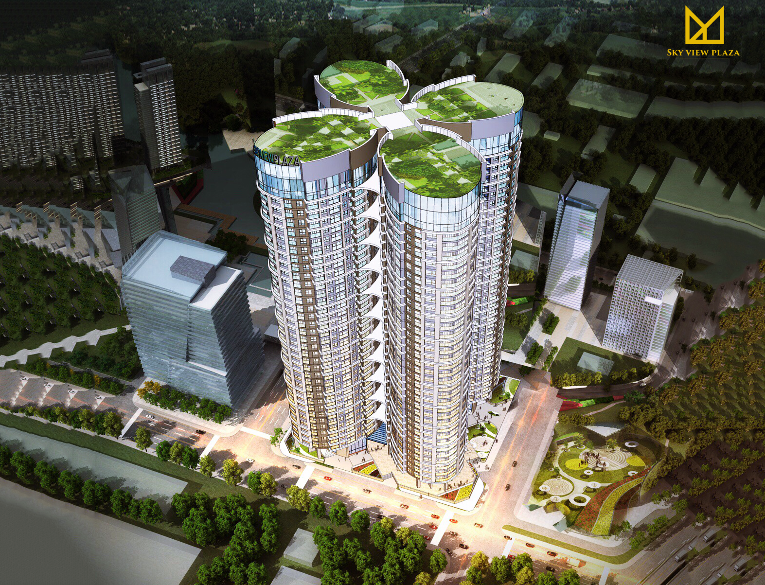 Phối cảnh dự án Sky View Plaza Phối cảnh dự án Sky View Plaza