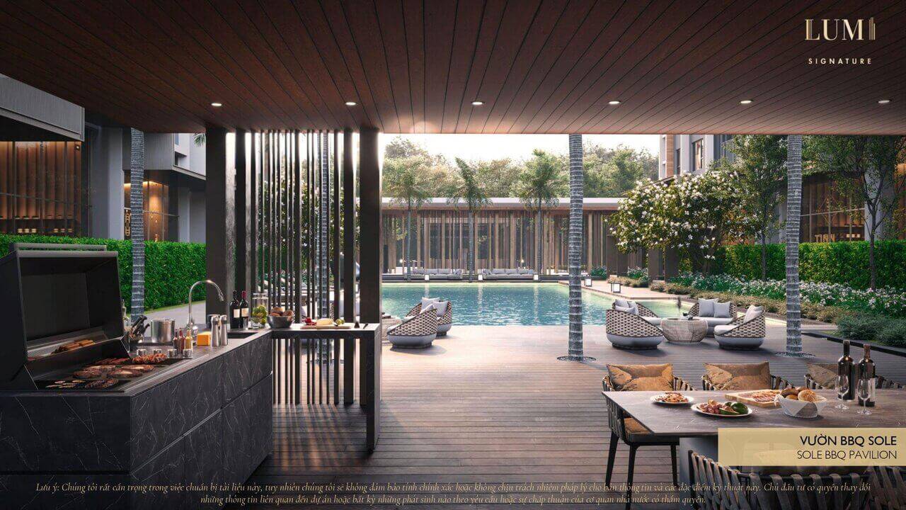 Vườn BQQ của Lumi Hanoi